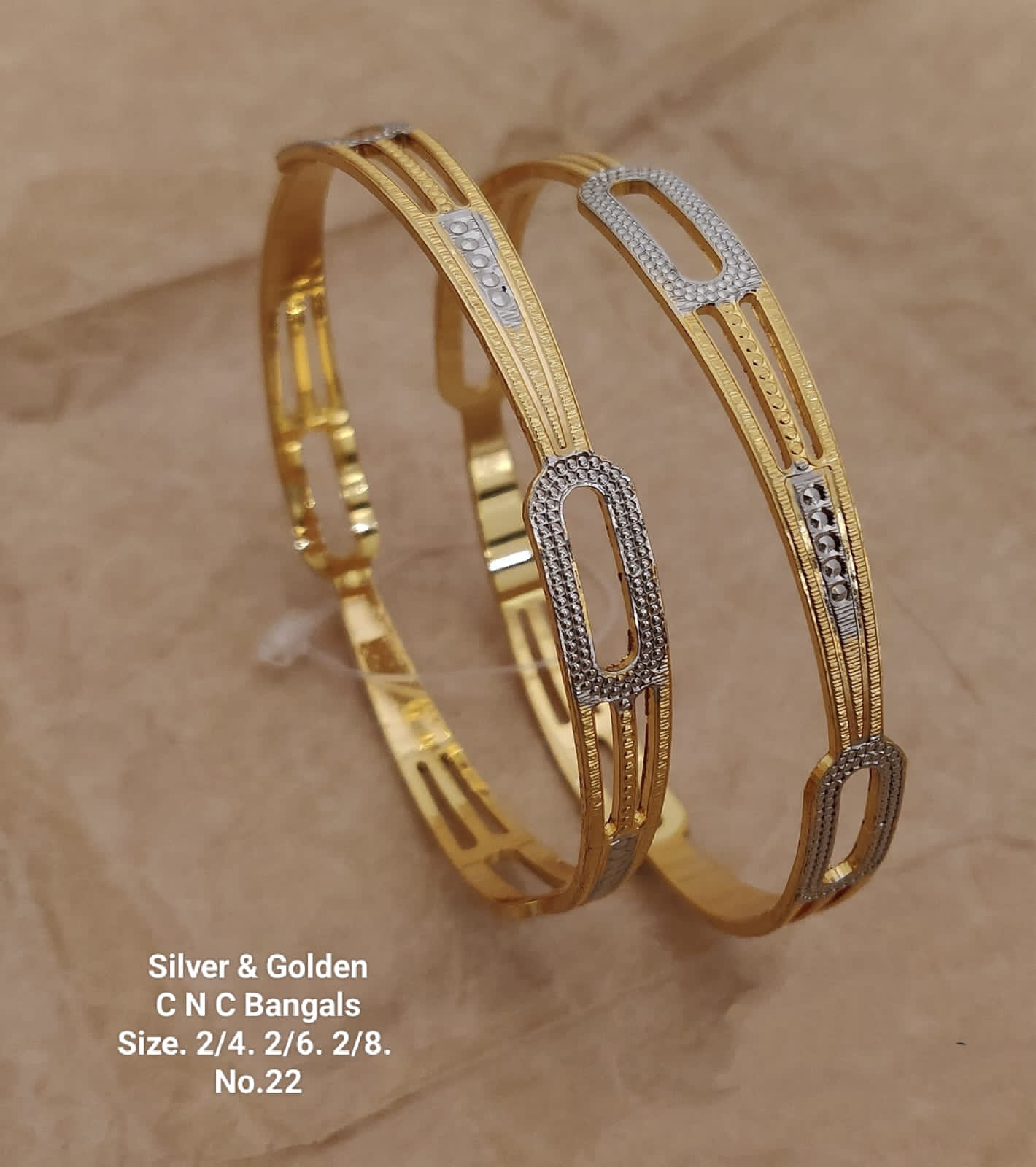 Silver And Golden Fancy Designer Bangles Catalog
